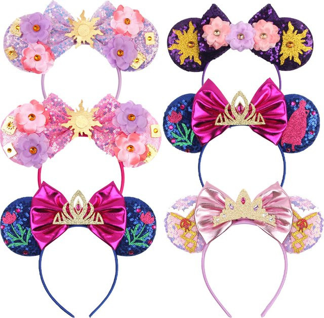 HEROCROSS Mickey Mouse Prinzessinnen-Stirnband mit Ohren, Kinder - Bild 1