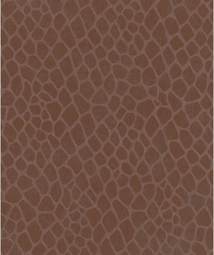 Marburg Vliestapete Illustration in Rot, Gold und Braun mit abstraktem Design - Bild 1