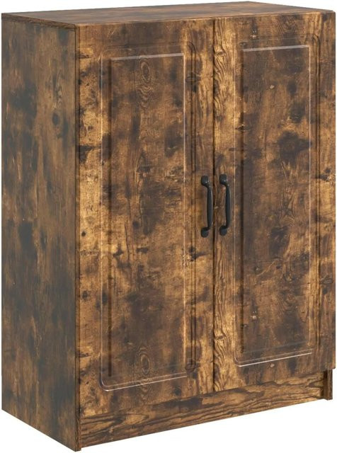 vidaXL Sideboard in Geräuchert Eiche, Rustikaler Holzwerkstoff, Braun, B/T/H: 66 x 34,5 x 87 cm - Bild 1