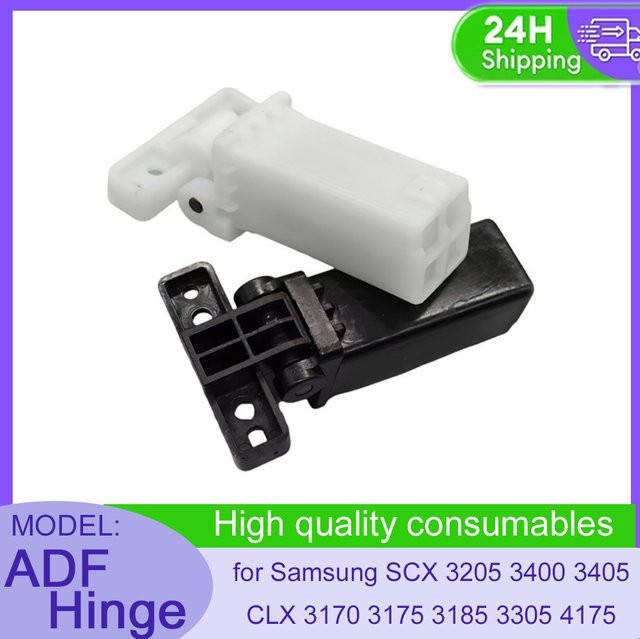 2 Stück ADF-Scharnier für Samsung Drucker in Weiß, passend für CLX 3170 3175 3185 3305 4175 4623 4726 4727 4728 4729 4833 4835 4195 6260 und SCX 3205 3400 3405 4600 - Bild 1