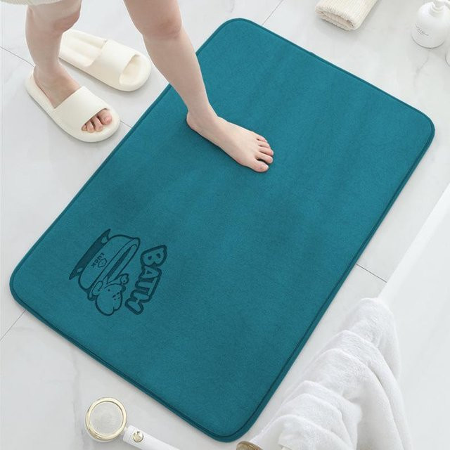 Rutschfeste Badezimmer Matte von Yiran Furniture, schnelltrocknend und saugfähig, B/T: 60 x 40 cm - Bild 1