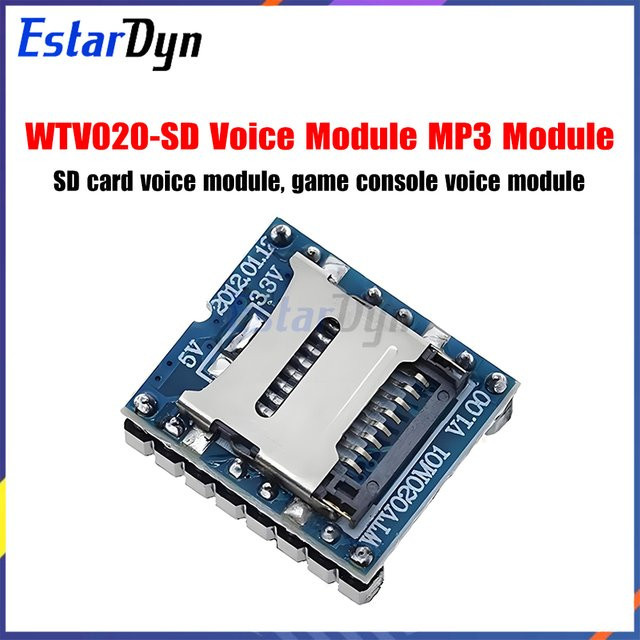 Estardyn WTV020-SD Sprachmodul mit SD-Karte in Blau - Bild 1