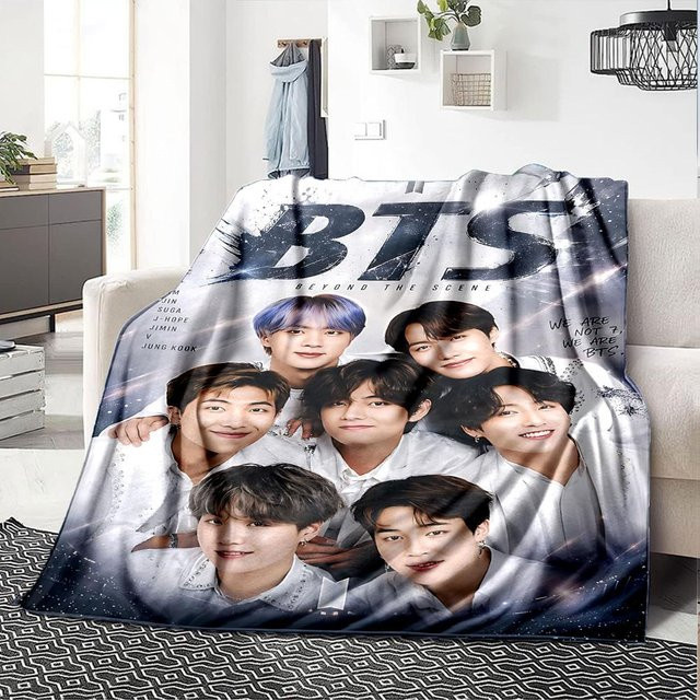 Unity Diversity Flanelldecke LjqSix in Grau, superweiche Komfortdecke für Couch und Sofa, B/H: 75 x 90 cm - Bild 1