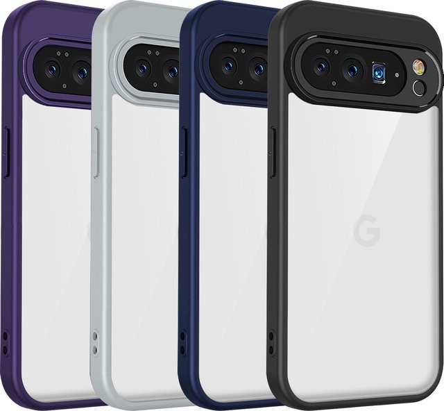 Transparente Silikon-Handyhülle mit Luftpolster-Stoßfänger für Google Pixel 10 Pro XL - Bild 1