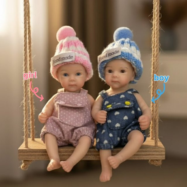 OtardDolls Mini-Silikon-Bettie-Mädchen-/Jungen-Puppe, Silikon, Unisex - Bild 1