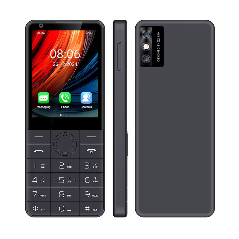 DOOV R77 Pro 4G Smartphone mit Touchscreen-Tasten, 2,8 Zoll Display, 32GB Speicher, 3GB RAM, 5MP Kamera, Grau - Bild 2