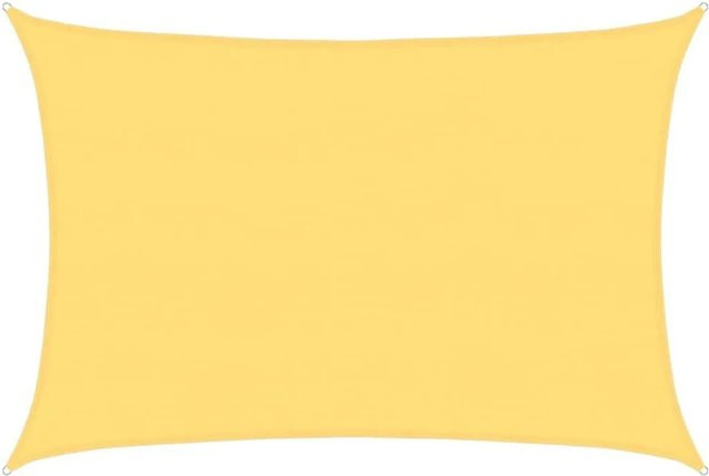 vidaXL Sonnensegel aus HDPE in Beige, Rechteckig, B: 600 cm, T: 500 cm - Bild 1