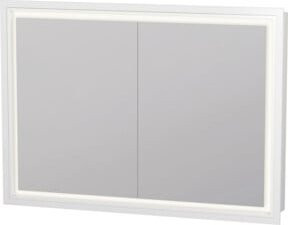 Duravit Türanschlag L-Cube LED für Spanplatten, Farbe: Graphit matt, B/T/H: 100 x 70 x 15,5 cm - Bild 1