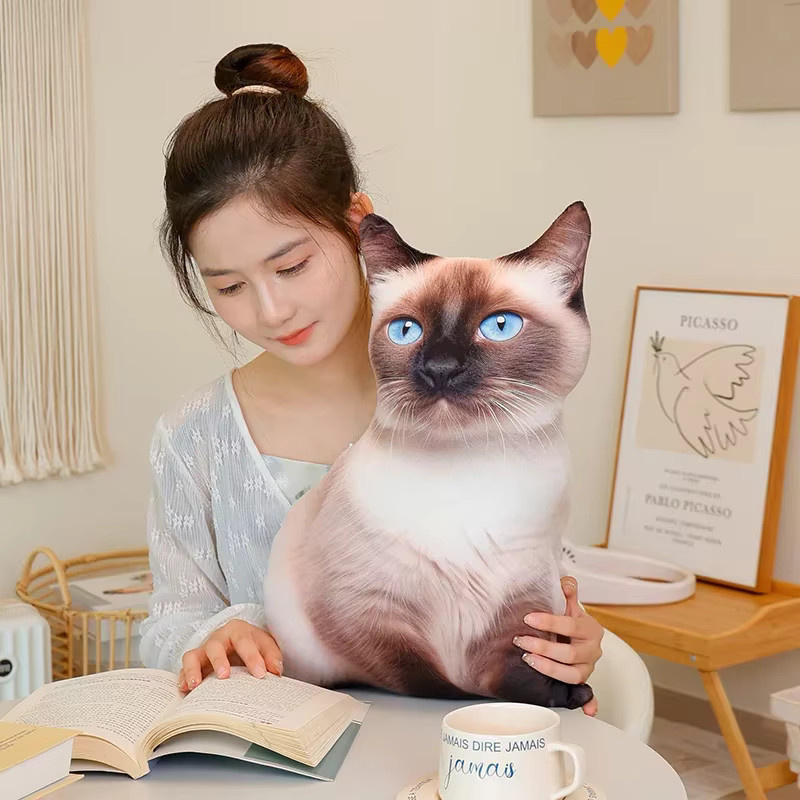 YUZHINUO Katze Plüschtier, Braun, Plüsch / Textil - Bild 2