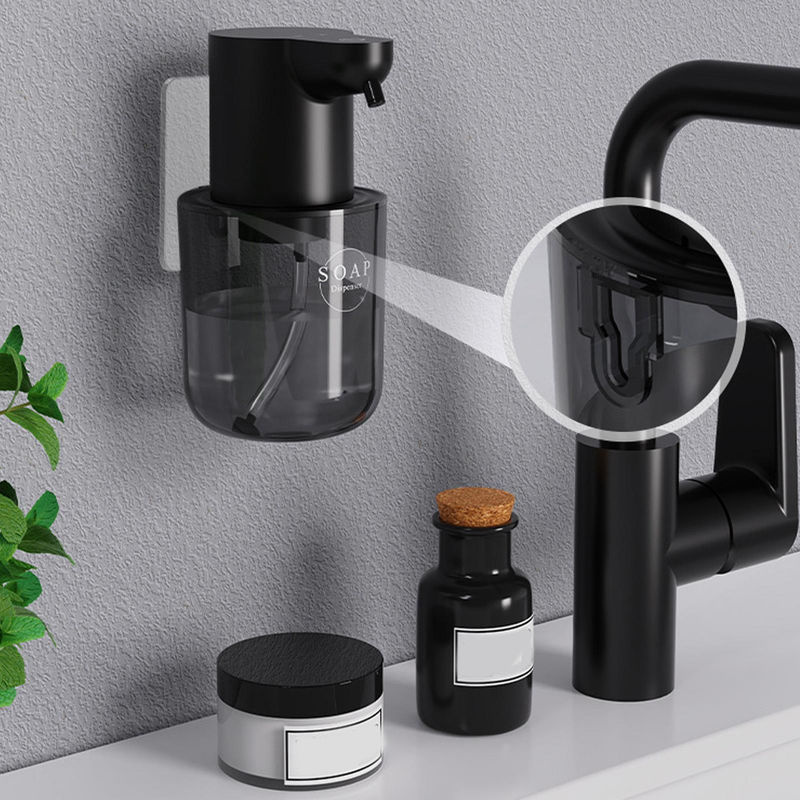 Automatischer Flüssigseifenspender Koogeelife USB wiederaufladbar, berührungslos, Schwarz, 400ml - Bild 4