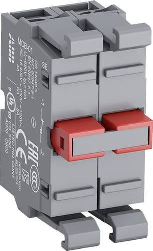 ABB MCB-02G Doppelkontakt in Grau - Bild 1