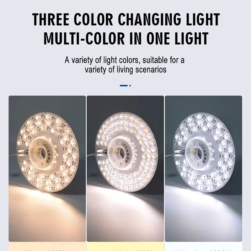 ZGREDED LED-Panel Ersatzmodul für Deckenleuchten, rund, weiß, 220V - Bild 3