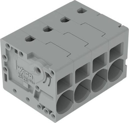 WAGO 2626-1107/020-000 Leiterplattenklemme, Grau, 24 Stück - Bild 1