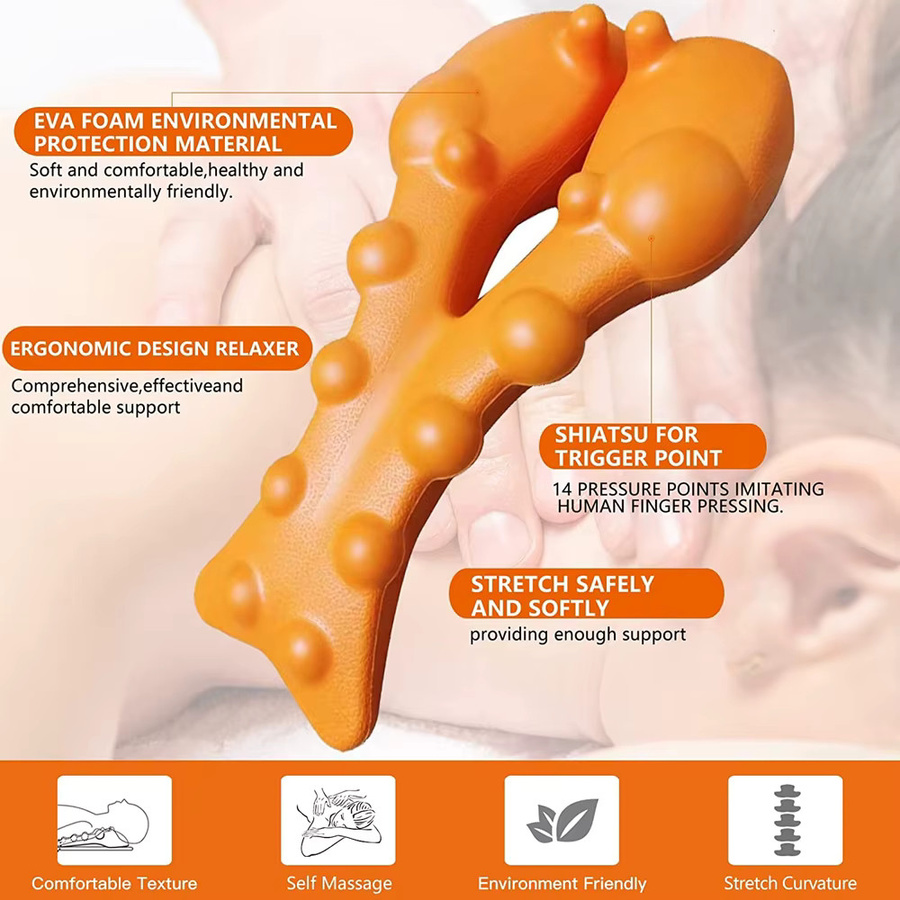BOTQTOW Trapez-Massagegerät, Orange - Bild 3