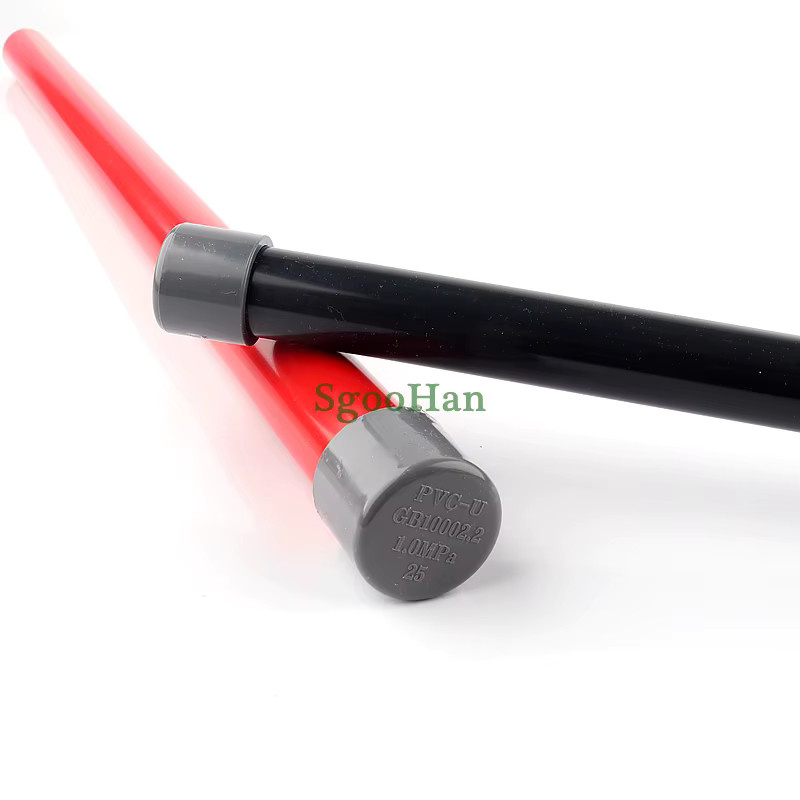 SgooHan PVC-Rohrendkappen in Grau als Adapter und Endstopfen für Bewässerungssysteme und Hydroponik-Rahmen, ID 20–50 mm - Bild 2