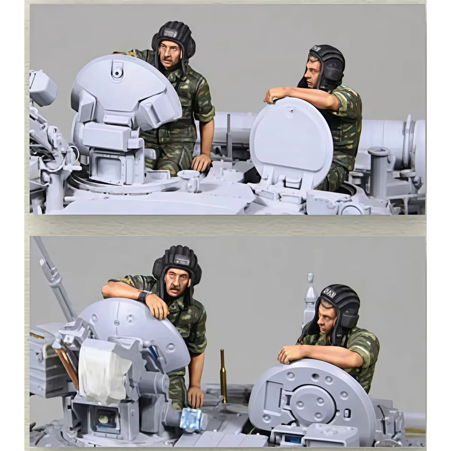 MEEKLION MODEL Moderne Kampfpanzerbesatzung, Unbemalter Modellbausatz, Maßstab 1:35 - Bild 2