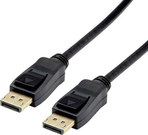 Value DisplayPort Anschlusskabel Schwarz, Länge: 5,00 m, Geschirmt - Bild 1