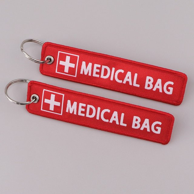 Ramulus Schlüsselanhänger Stickerei, Medizinische Tasche - Bild 1