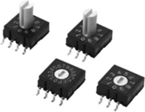 Omron A6RS-102RF Codierschalter in Schwarz - Bild 1