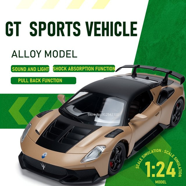 RMZ city GT 507 Modellauto, 1:24, mit Sound und Licht, Rückzieh-Modell - Bild 1