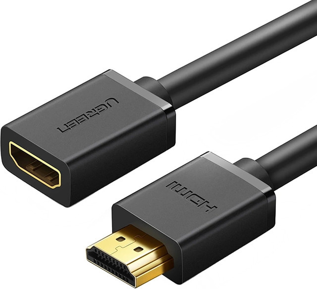 UGREEN HDMI Verlängerungskabel HD107, 4K, Schwarz, Länge: 5 m - Bild 1