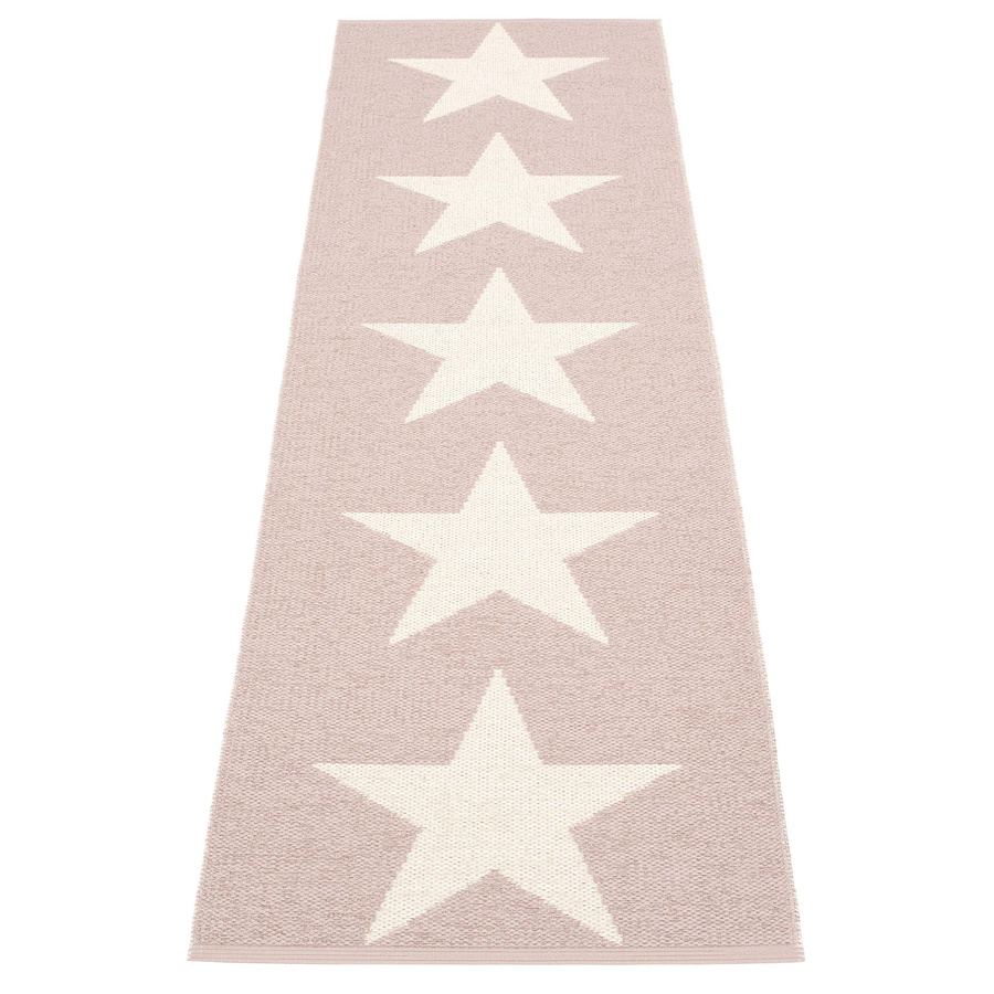 Pappelina Viggo Teppich One Pale Rose/Vanilla B/T: 70 x 250 cm - Bild 1