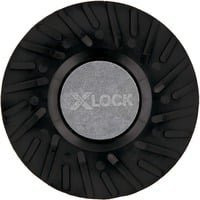 Bosch X-LOCK Stützteller mittelhart Schwarz Ø 115 mm - Bild 1