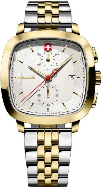 Wenger Chronograph, Quarz, Edelstahl, 40 mm, Herren - Bild 1