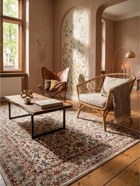 Teppich Berber Natur von Kadima Design in Beige, B/T: 160 x 230 cm - Bild 1