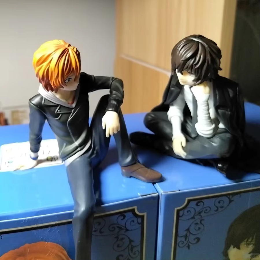 Bandai Bungo Stray Dogs Dazai Osamu und Nakahara Chuuya Actionfiguren, 2-teiliges Set, Kunststoff, bunt - Bild 3
