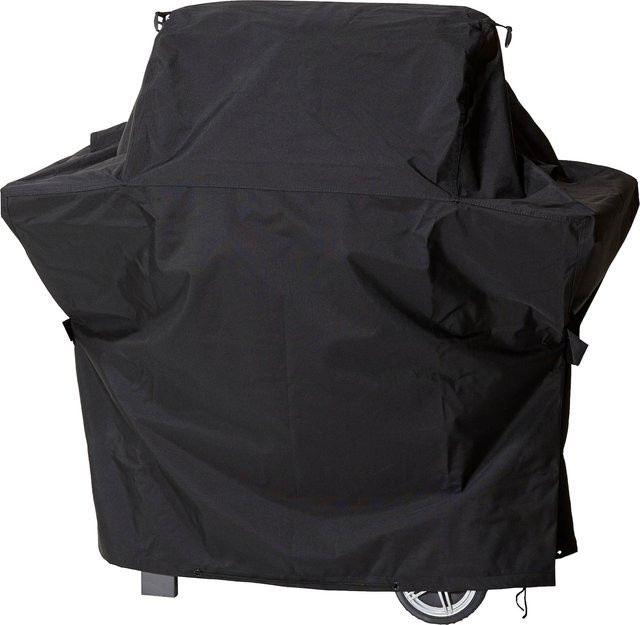 Mehr Garten Premium Schutzhülle für Gasgrill in Trapezform, Schwarz, B/T/H: 117 x 55 x 117 cm - Bild 1