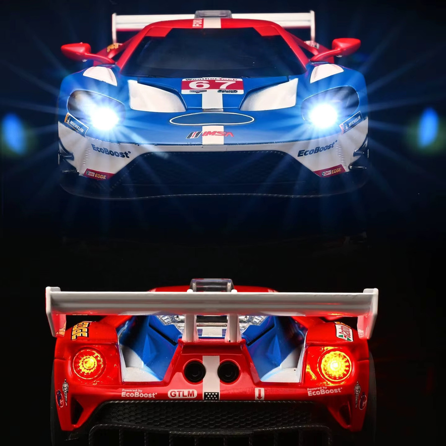 MINI AUTO GT-MK II LM GTE Langstrecken-Rennwagen, 1:24, mit Sound und Licht, Metall - Bild 2