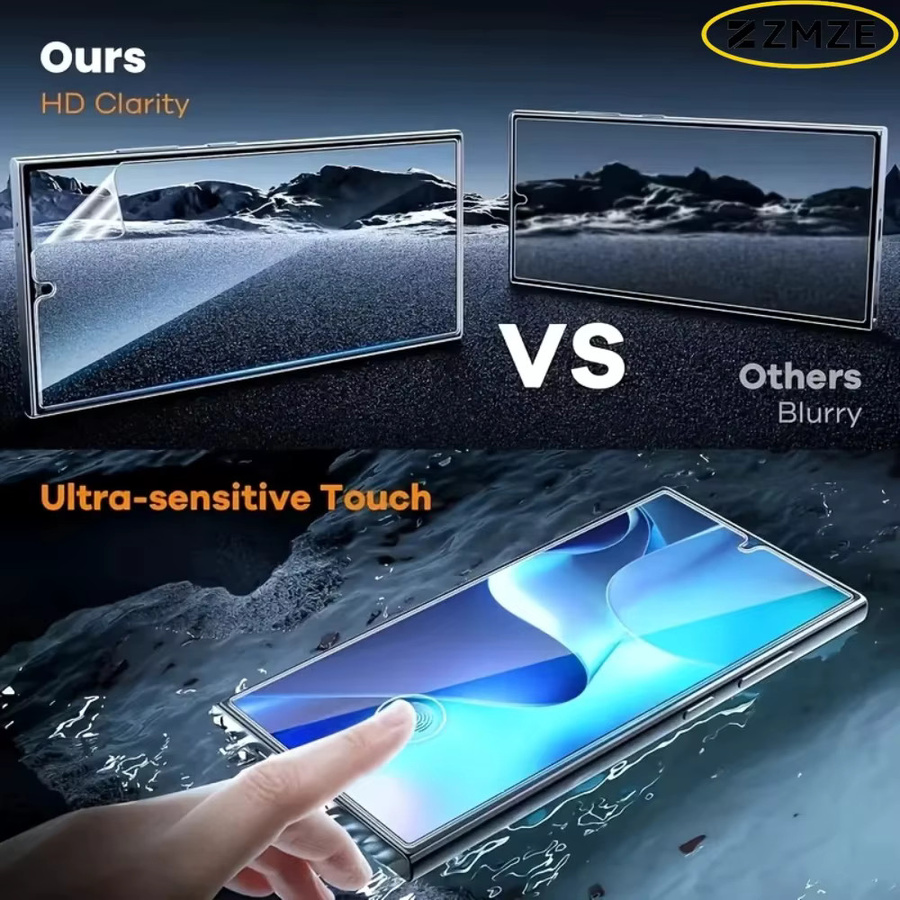 4er-Pack Hydrogel-Displayschutzfolie für Samsung Galaxy S26 S25 S24 S23 S22 S21 S20 Ultra Plus und FE, transparent - Bild 6