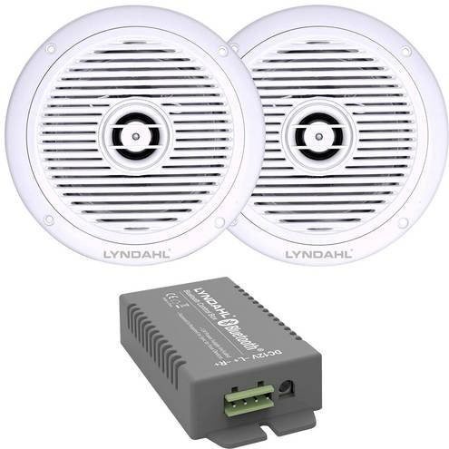 Lyndahl LYNCS180IPS2 2-Wege Set Einbau-Lautsprecher mit Bluetooth, 120W, 4 Ohm, Weiß - Bild 1