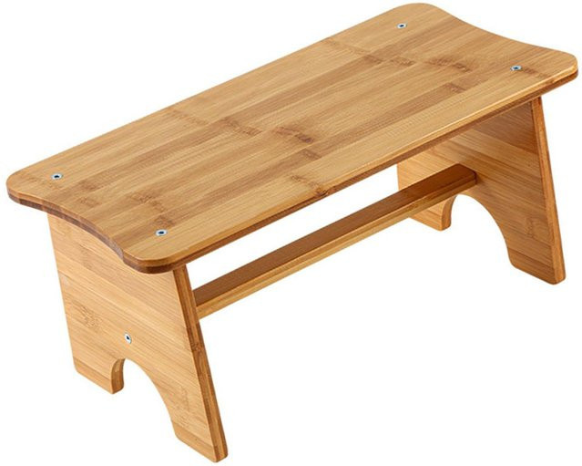 GoolRC Multifunktionale Fußstütze aus Nanmu-Holz in Braun, rutschfest und ermüdungslindernd für Home Office und Wohnzimmer - Bild 1