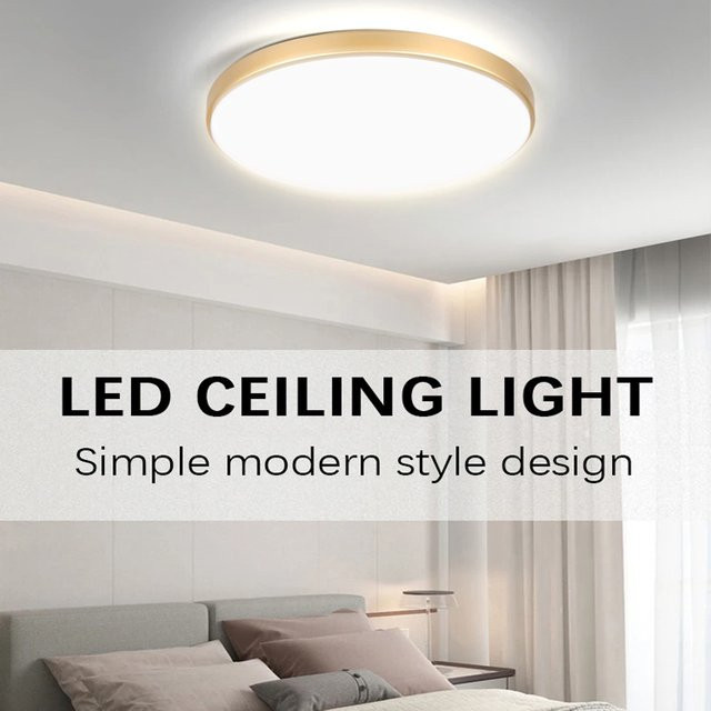 LANGYUE LED-Deckenleuchte als wasserdichtes LED-Panel in Weiß mit 40 W für Badezimmer, Küche und Schlafzimmer - Bild 1