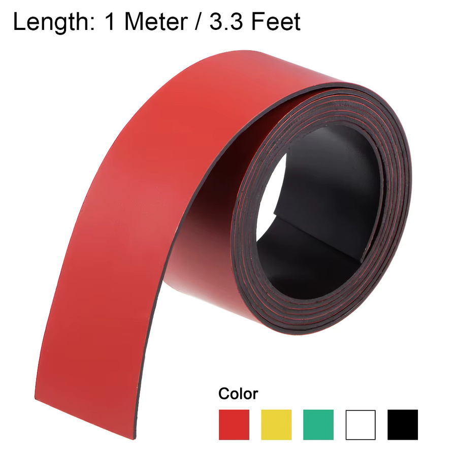 UXCELL Magnetische Etiketten Aufkleber beschreibbar, 2 Stück, Grün, Breite: 2,5 mm, Länge: 100 cm - Bild 2