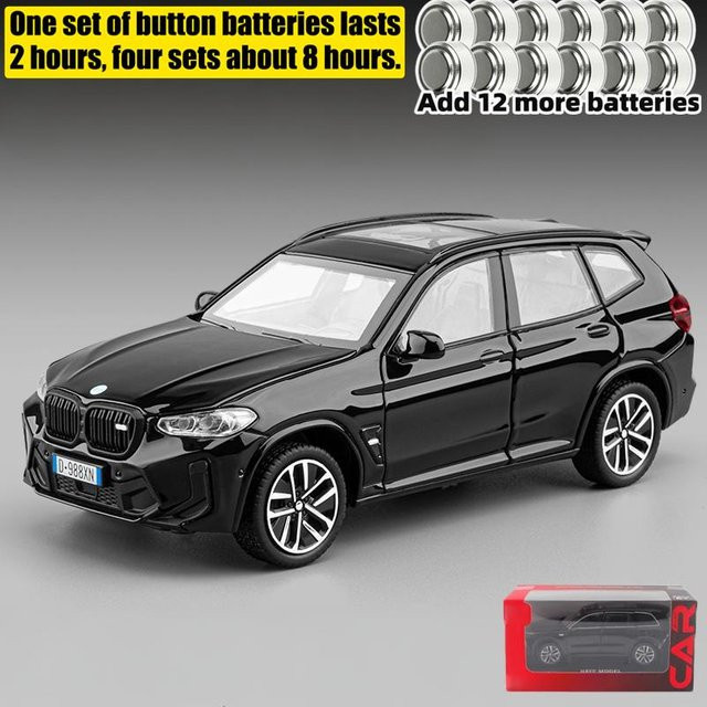Linyi toy car Bmw X3M X3, Modellauto, 1:32, Metall, mit Licht und Geräusch, ab 14 Jahren - Bild 1