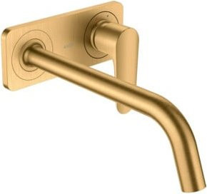 Hansgrohe Axor Citterio M UP Einhebelmischer für Waschtisch als Fertigset in Brushed Brass mit Ausladung 22,7 cm - Bild 1