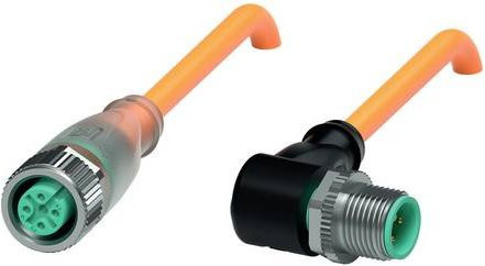 Pepperl+Fuchs 293481 Sensor-Aktor-Steckverbinder konfektioniert in Orange mit 3 Polen und einer Kabellänge von 1 m - Bild 1