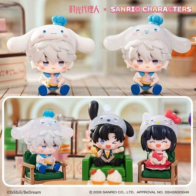 Bilibili Toyfans Link Click X Sanrio, Mini Blind Box Figuren, Anime-Sammlerstücke - Bild 1