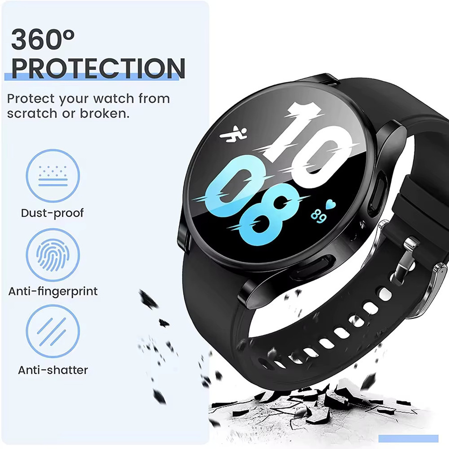 NEY Hülle für Samsung Galaxy Watch, Silikon, transparent, Unisex - Bild 5