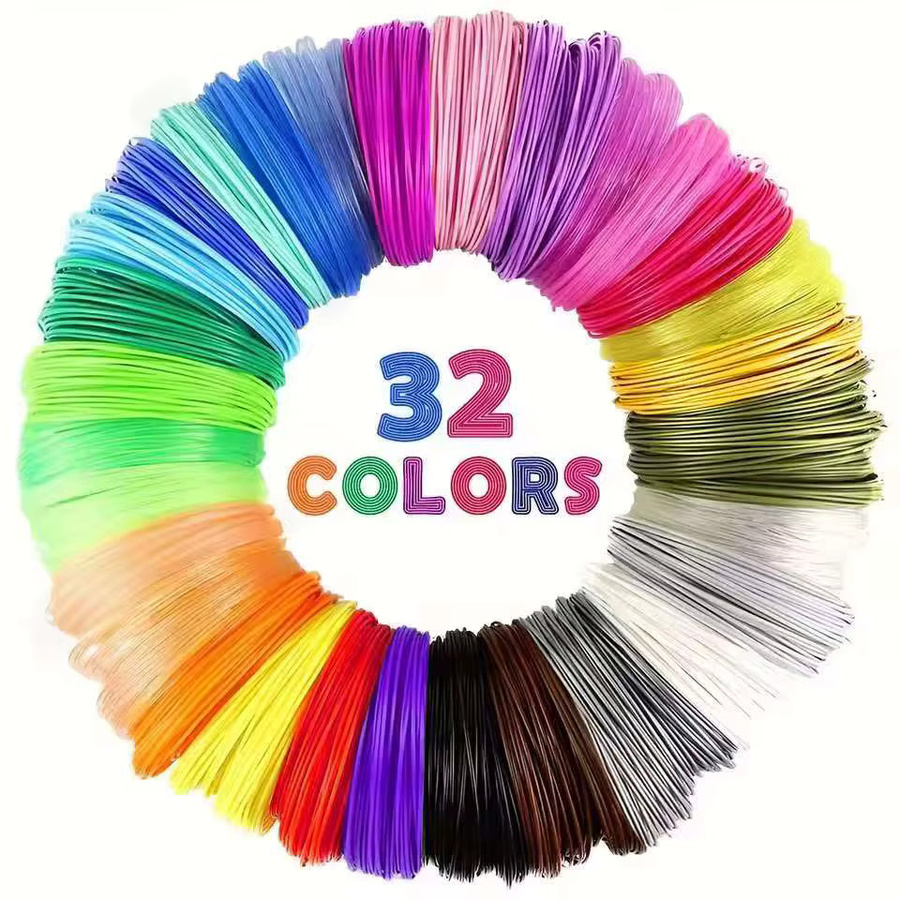 TIMOOK AACA 3D-Stift Nachfüllpackungen PLA Regenbogen-Filament, 1,75mm Durchmesser - Bild 4