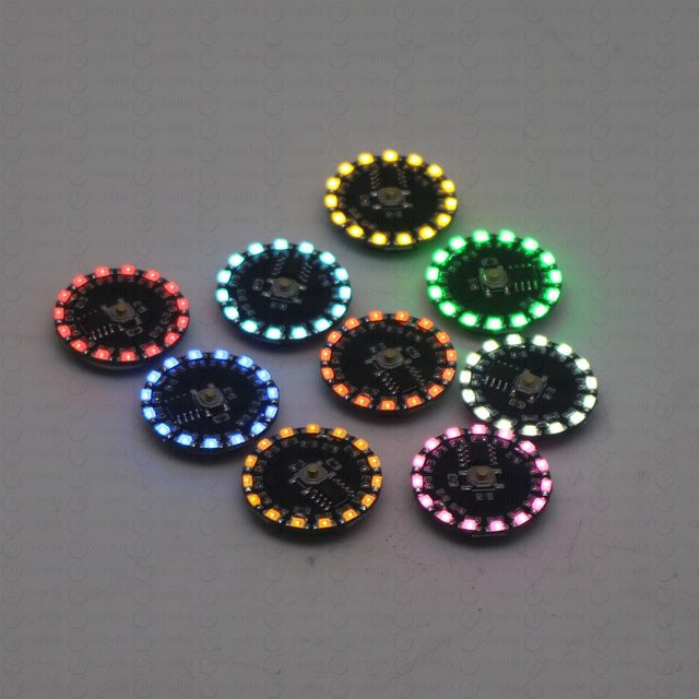 DYKBmetered Drahtlose LED-Lampe mit 16 Modi und Farbverlauf, Multicolour, RGB-Lichteffekte mit Atemfunktion und Batteriesteuerung - Bild 1