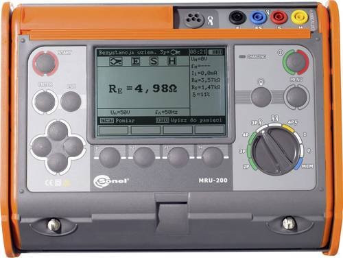 Sonel MRU-200 Erdungsmessgerät in Orange - Bild 1