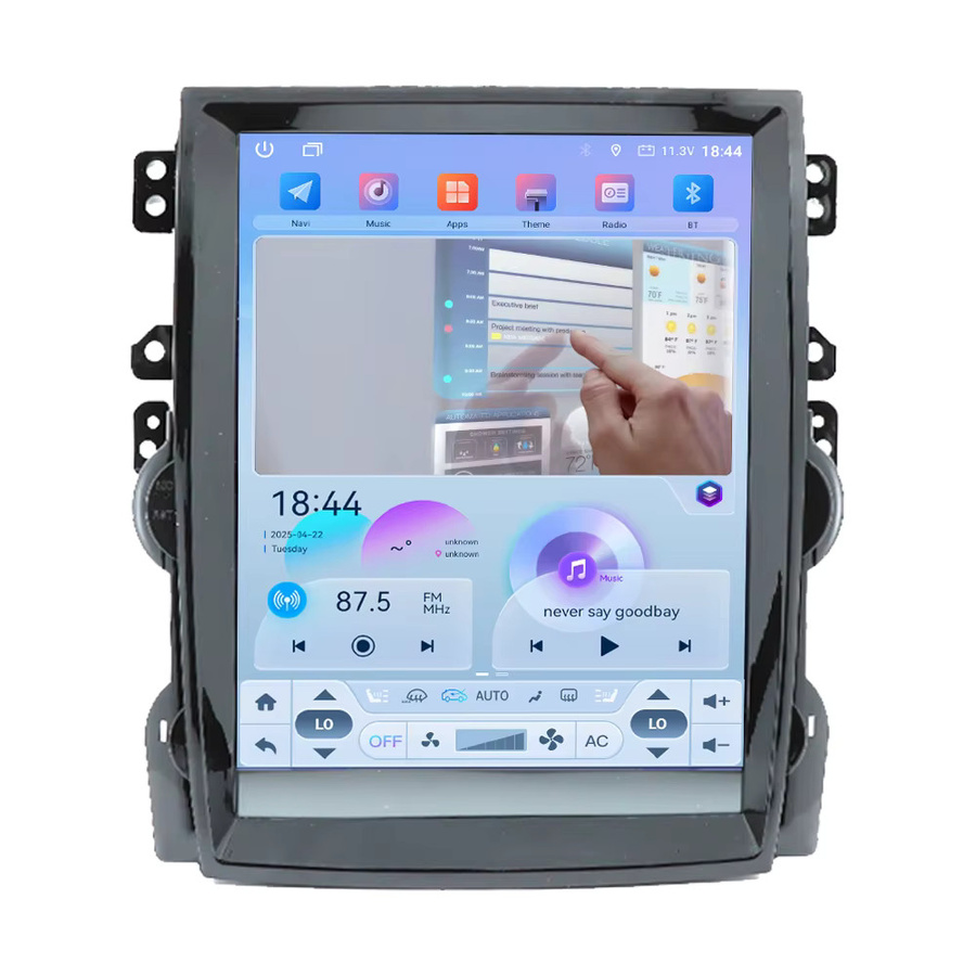 FYKOI Android 15 Carplay Autoradio mit 12,1 Zoll Touchscreen, Bluetooth, GPS und 4G für Chevrolet Malibu 2012-2015, Schwarz - Bild 1