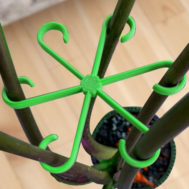 4er Set Pflanzenstützen in Grün zur Unterstützung von Alocasia, Monstera und Kletterpflanzen - Bild 1