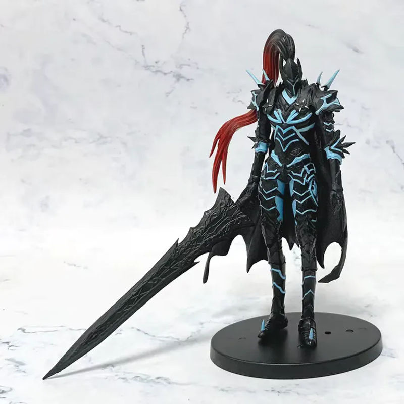 Bandai Figurinenmodell Bloody Shadow Legion Ritterkommandant Yagerit Desktop-Ornament aus Kunstharz in Schwarz - Bild 2