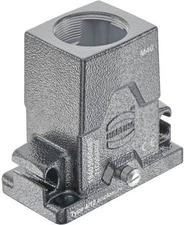 HARTING Tüllengehäuse 19 40 506 0483 19405060483 aus Aluminium in Silber - Bild 1