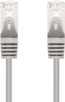 Nanocable Cat6e Netzwerkkabel F/UTP mit RJ-45 Steckern, Grau, 15 m